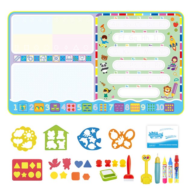 Big Size Water Magic Drawing Mat with Pens Accessories Set Doodle