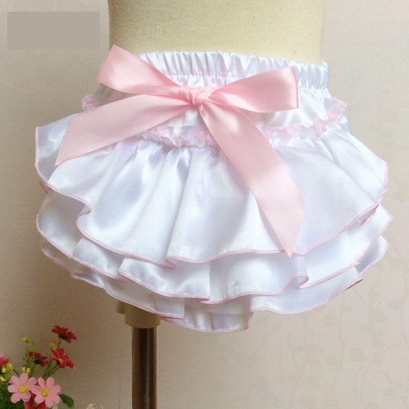 Baby Girl Ruffle Bloomers Diaper Covers Baby Shorts Satin Panties Newborn Photography Props Toddler Bloomers 13 Colors (17)
