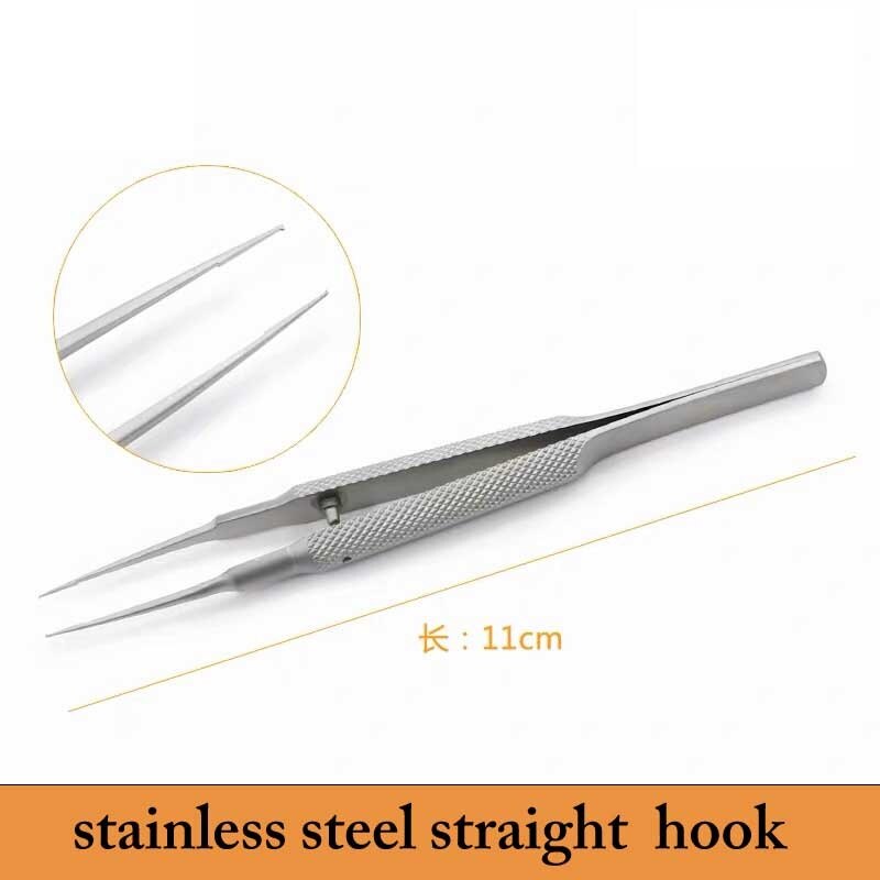 11cm-Stainless-Steel-Round-Handle-Micro-Tweezers-Eyelid-Tweezers-Tooth-Platform-Ophthalmic-Instruments-Makeup-tools-accessories (1)