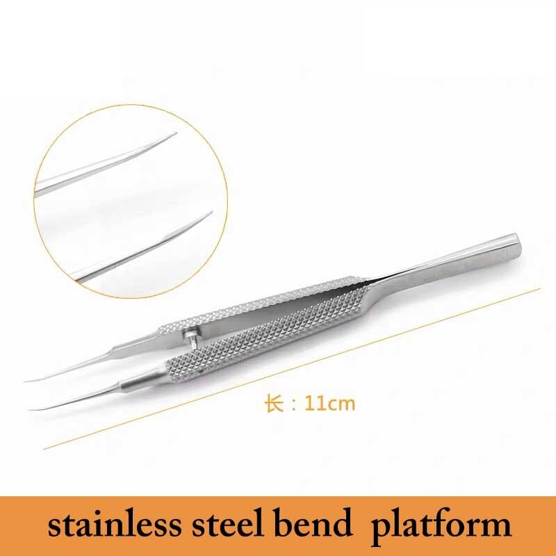 11cm-Stainless-Steel-Round-Handle-Micro-Tweezers-Eyelid-Tweezers-Tooth-Platform-Ophthalmic-Instruments-Makeup-tools-accessories (2)