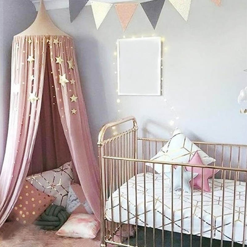 Mosquito-Net-Hanging-Decoration-Gold-Silver-Sparkling-Stars-baby-room-decor-Children-s-Rooms-Walls-Decor (2)
