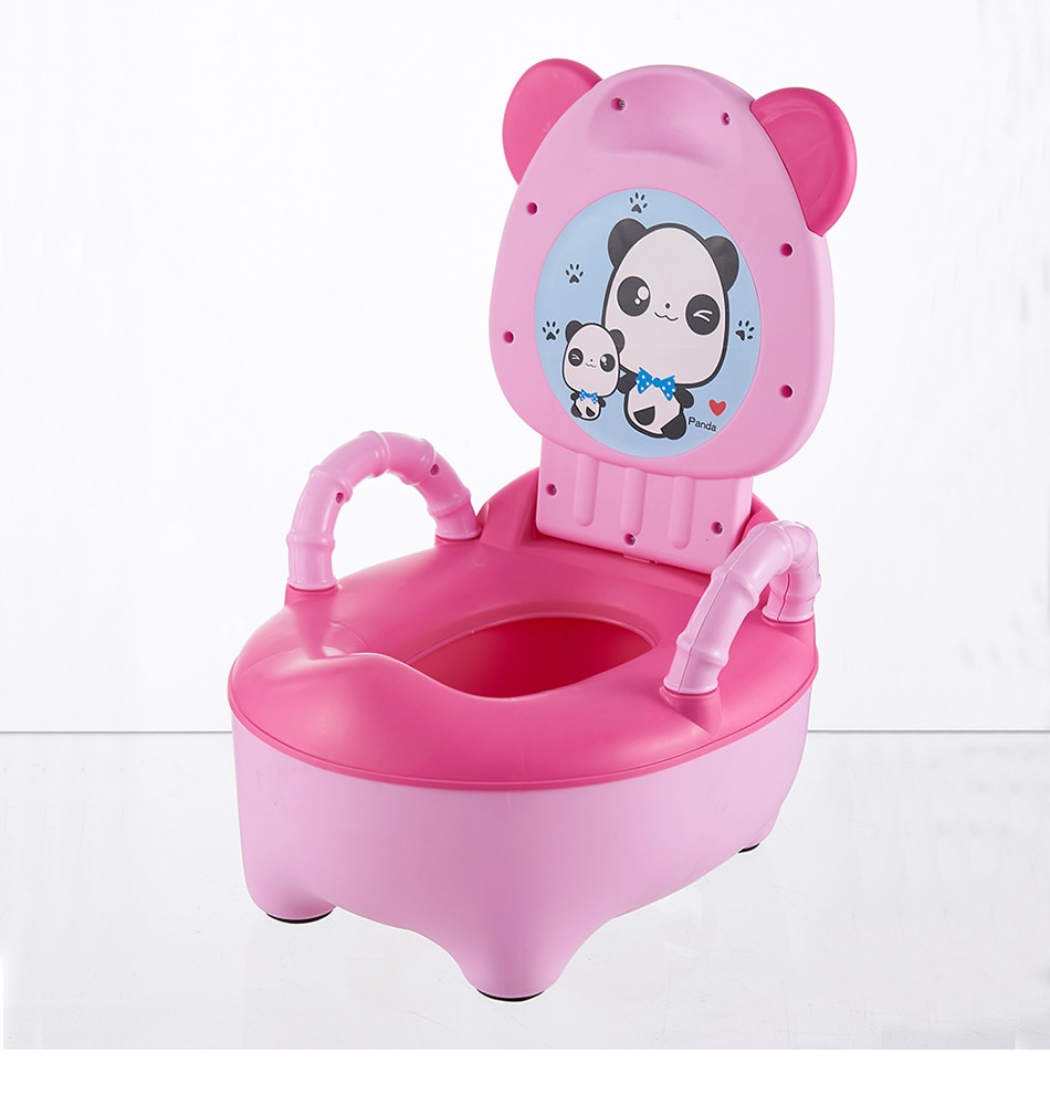 Cartoon Baby Potty Training Seat with Comfortable Backrest for Boys and ...