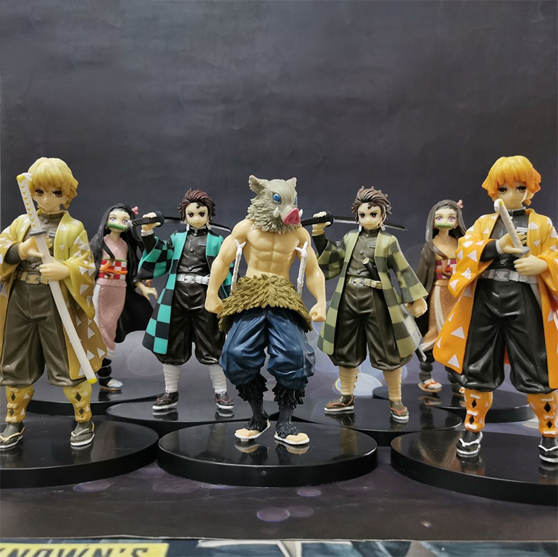 Anime 13CM Demon Slayer Kimetsu no Yaiba figure Kamado Tanjirou Action ...