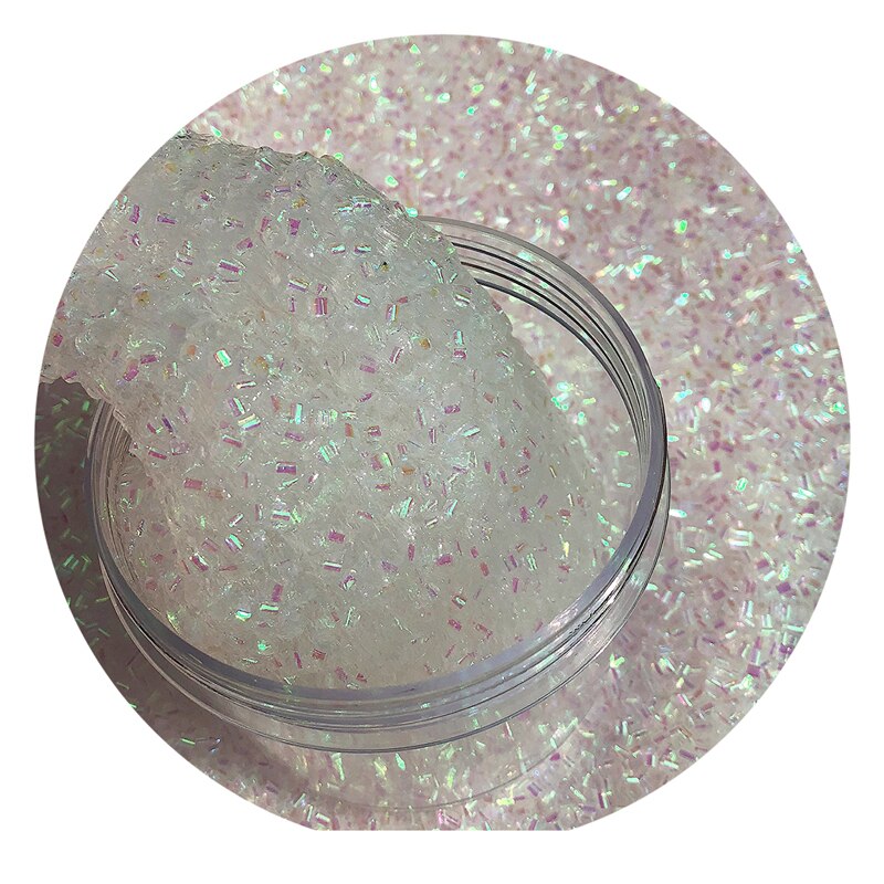 50g Bingsu Slime Additives Iridescent Beads Supplies DIY Sprinkles Kit For  Fluffy Clear Crunchy Slime Clay