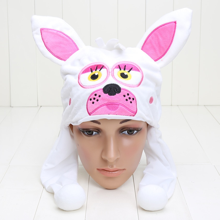 FNAF-Five-Nights-At-Freddy-s-Plush-Mangle-Freddy-Fazbear-Foxy-Bonnie-Chica-Cartoon-Hat-Warm (9)