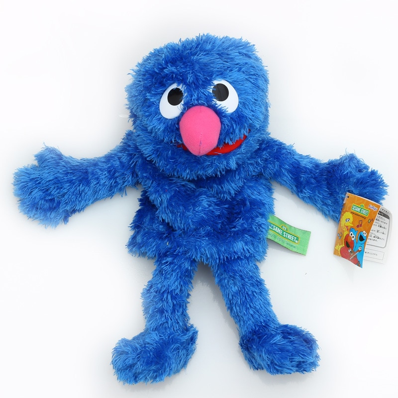 Original Large Sesame Street Hand Puppet Show Puppet Elmo Cartoon Soft ...