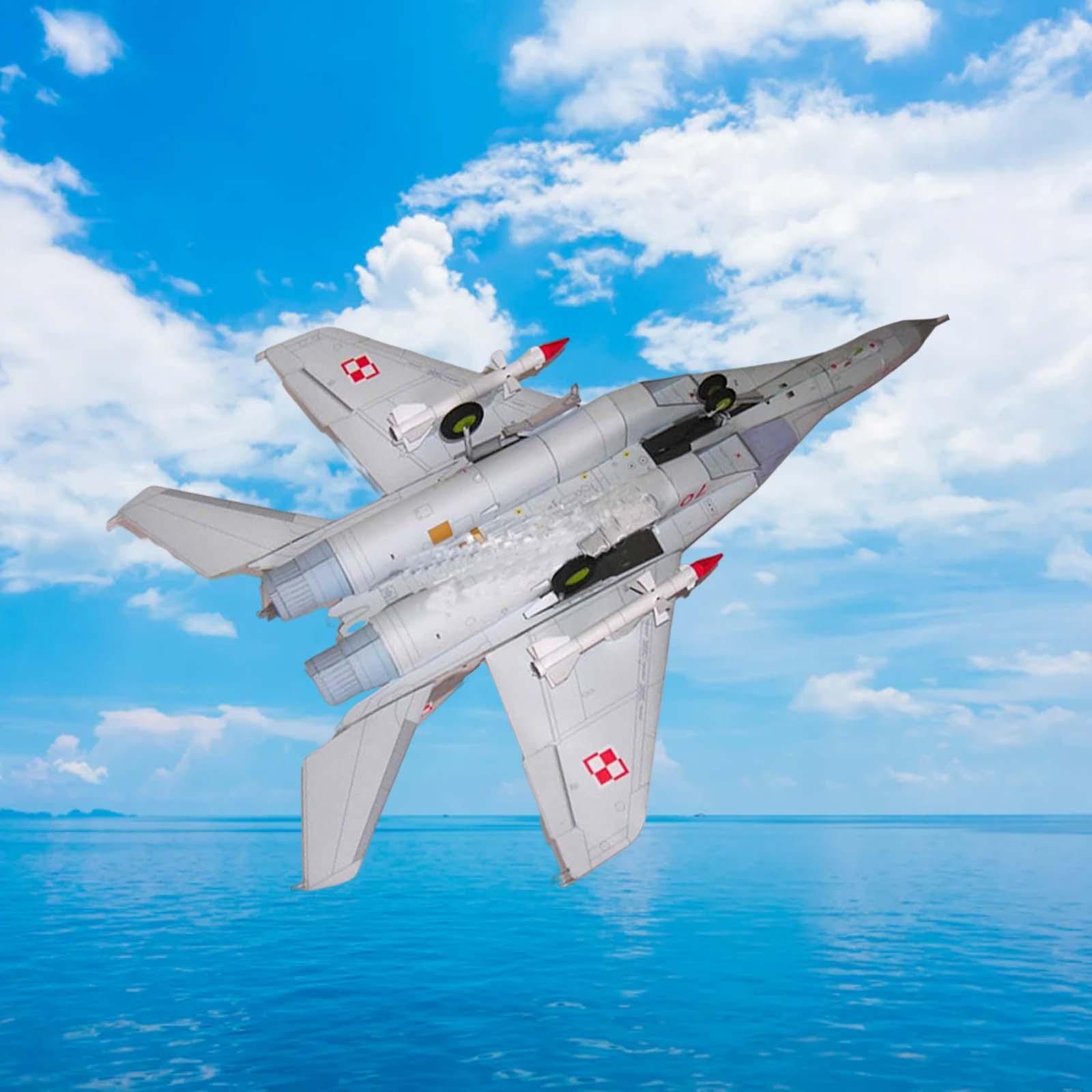 Paper Russian Plane Model Collectables Ornaments Puzzle Toy DIY Display Ornaments for Shelf Office Ornament