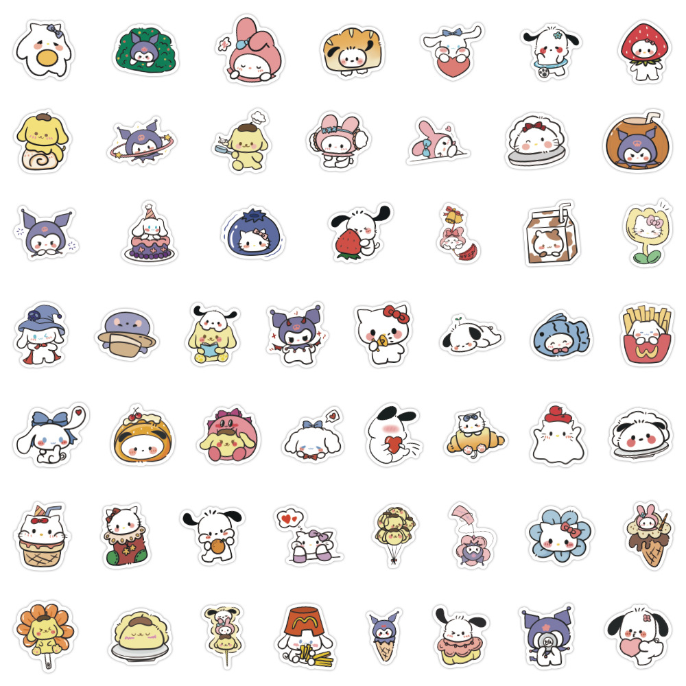Sanrio Kuromi Melody Hello Kitty Stickers