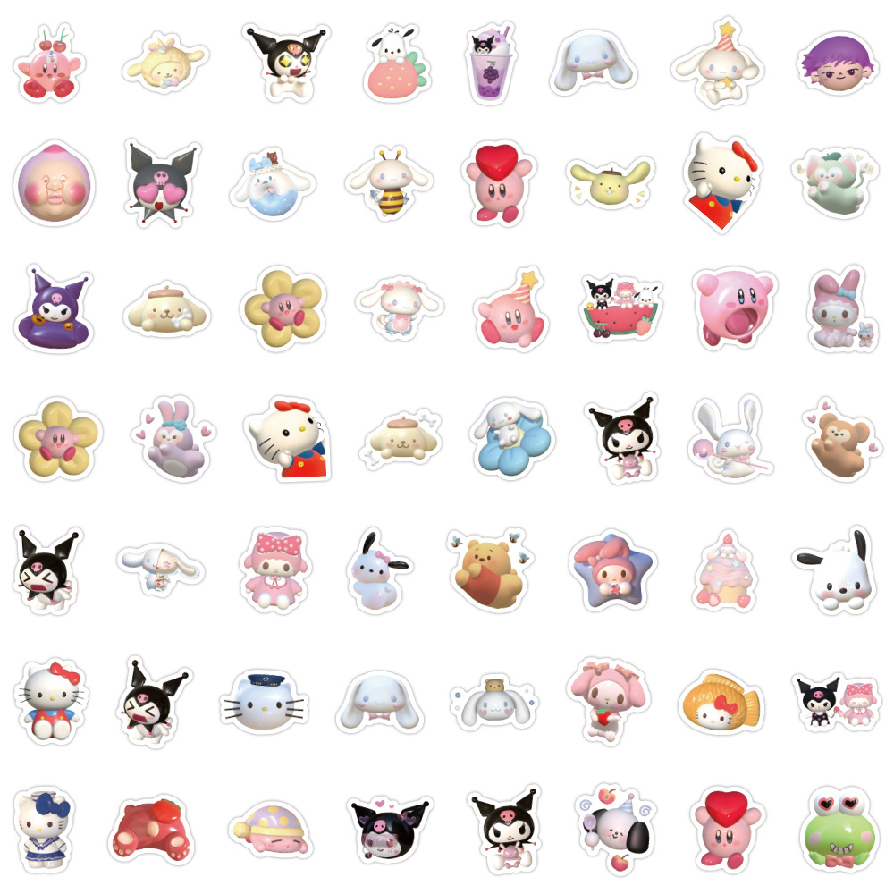 Sanrio Kuromi Melody Hello Kitty Stickers