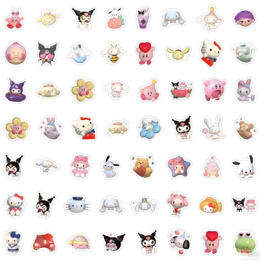 Sanrio Kuromi Melody Hello Kitty Stickers