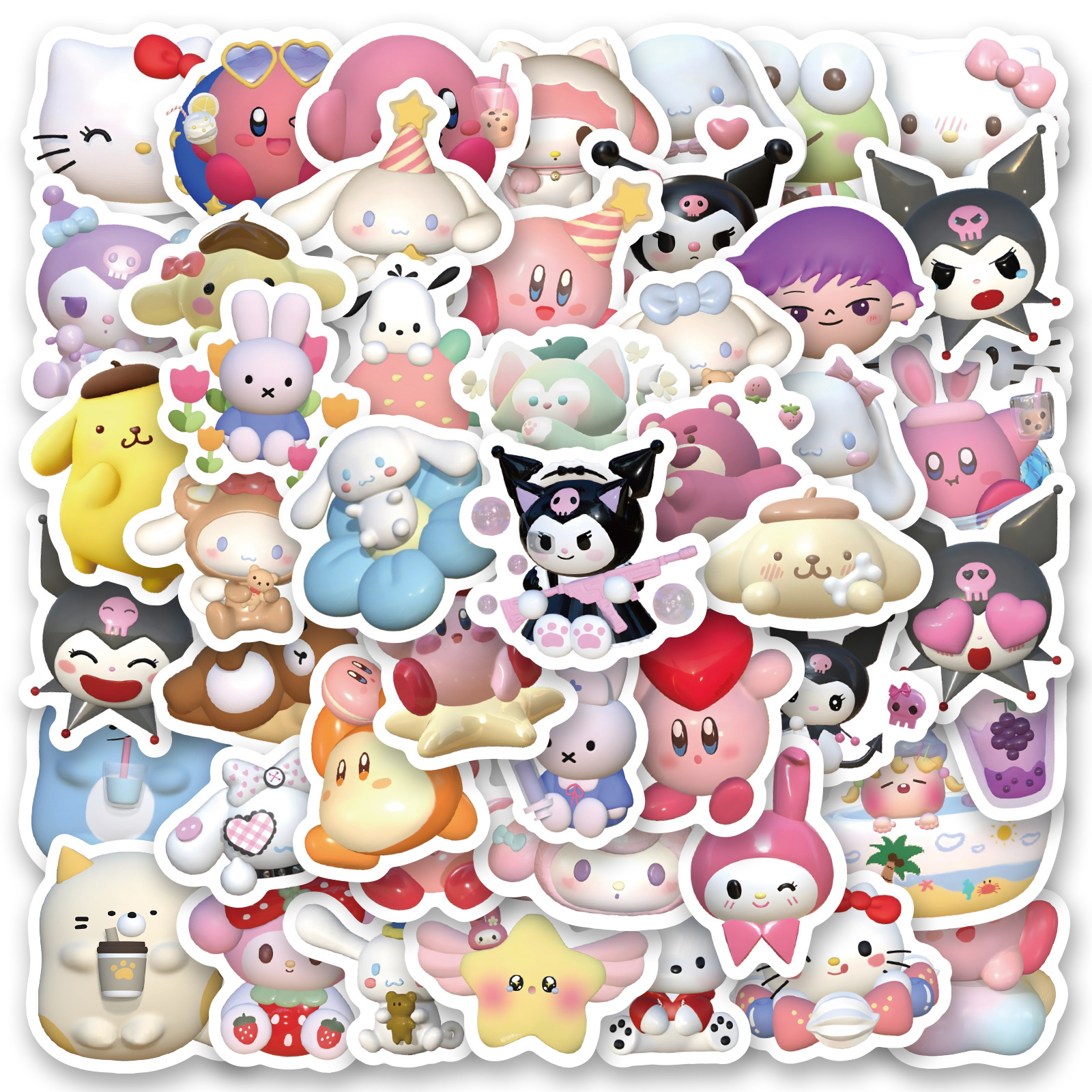 Sanrio Kuromi Melody Hello Kitty Stickers