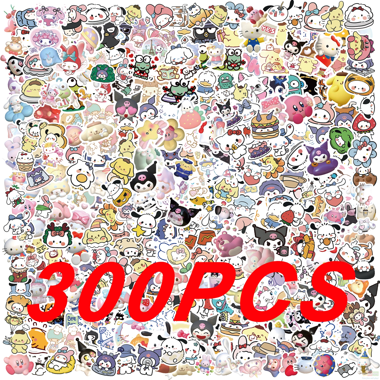 Sanrio Kuromi Melody Hello Kitty Stickers