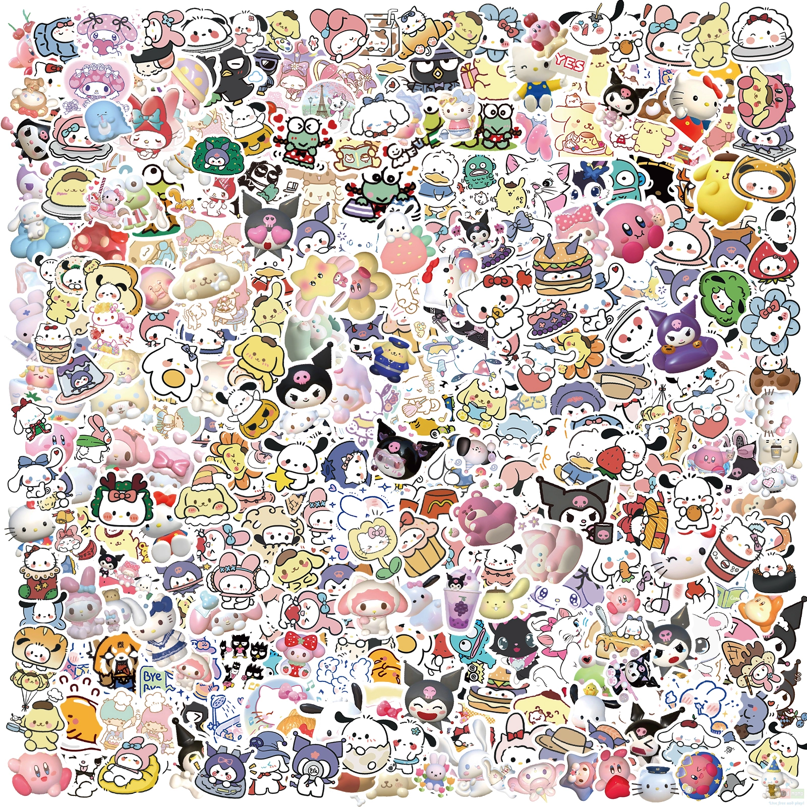 Sanrio Kuromi Melody Hello Kitty Stickers