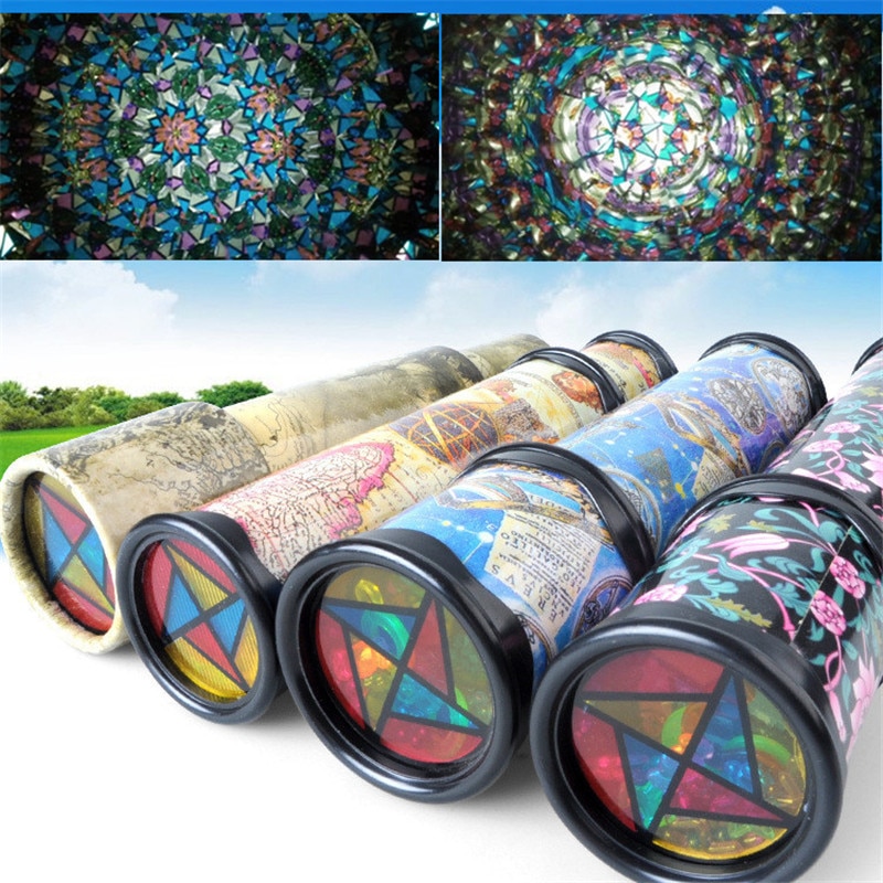 21/31cm Rotating Kaleidoscopes Colorful World Preschool Toys Style at Random Best Kids Gifts FREE SHIPPING