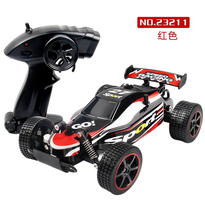 Electric Remote Control 2.4Ghz Boys' RC Truck with Shaft Drive, Speed Control, Drift Capability, and Battery Included.