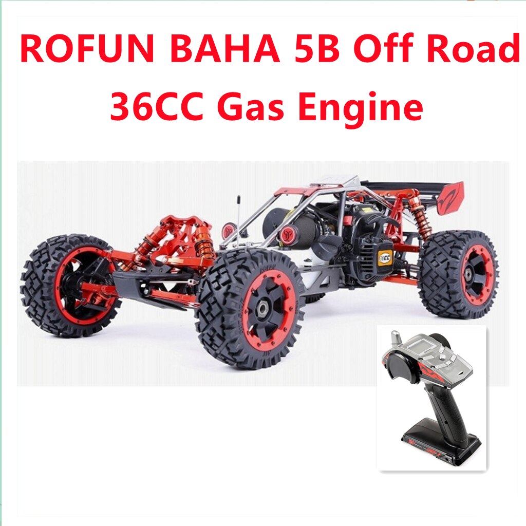 Powerful 36cc 2T Gasoline Engine Off-Road RC Car - Rovan Baja 5B with Symmetrical Steering and 2.4G Radio Control