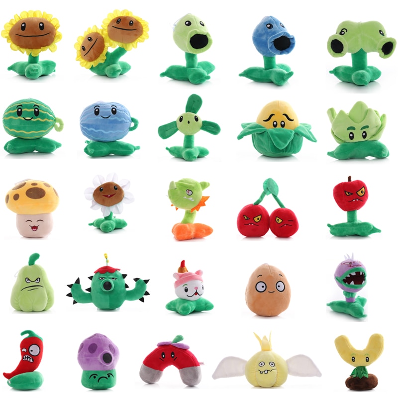 Plants vs Zombies Plush Toys - Various Characters 13-20cm, Great Gift for Kids