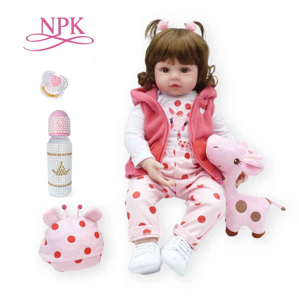 47cm Reborn Toddler Bebe Doll - Soft Silicone Body - Lifelike Menina - Christmas Gift for Girls