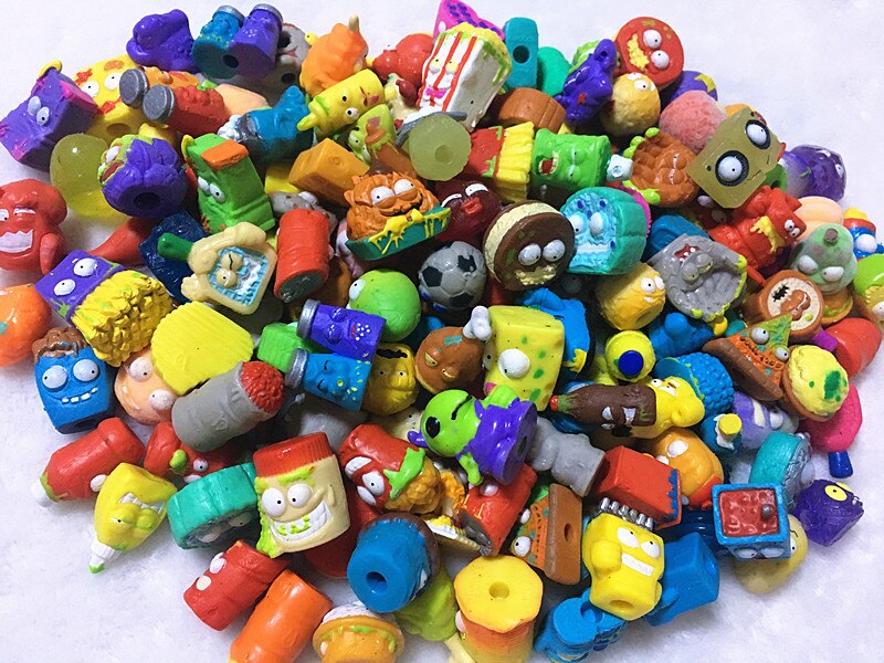 Set of 20 Miniature Grossery Gang Figures, Trash/Garbage Theme, Perfect for Kids' Play and as Christmas Gift Toys.