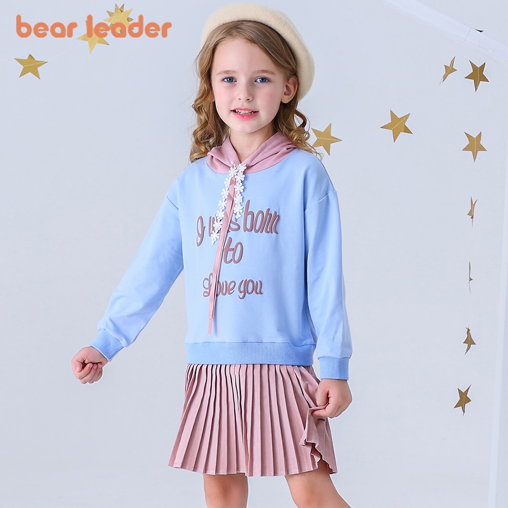 Bear Leader Girls Pentagram Princess Dress - European and American Style Children's Clothing