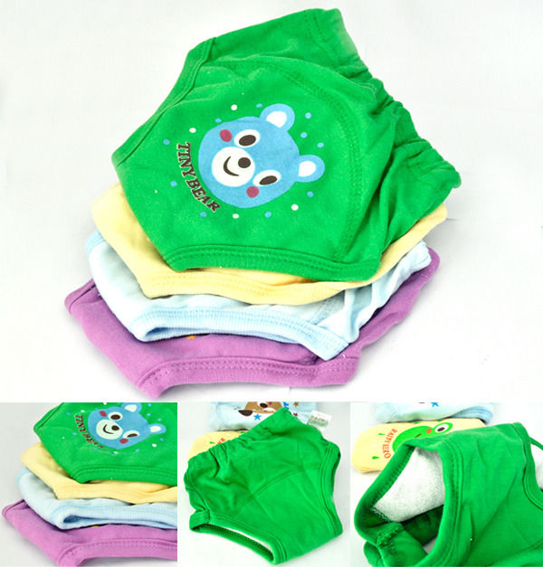 Baby Girls'4 Pack Cotton Training Pants Toddler Algeria