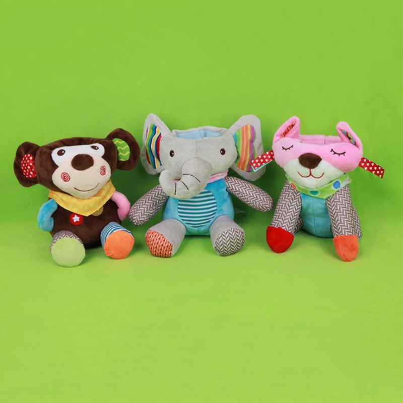 2021 New Cute Animals Baby Feeding Bottle Plush Pouch Covers Nursing Keep Warm Holders Case Anti-scalding Anti-hot Pouch