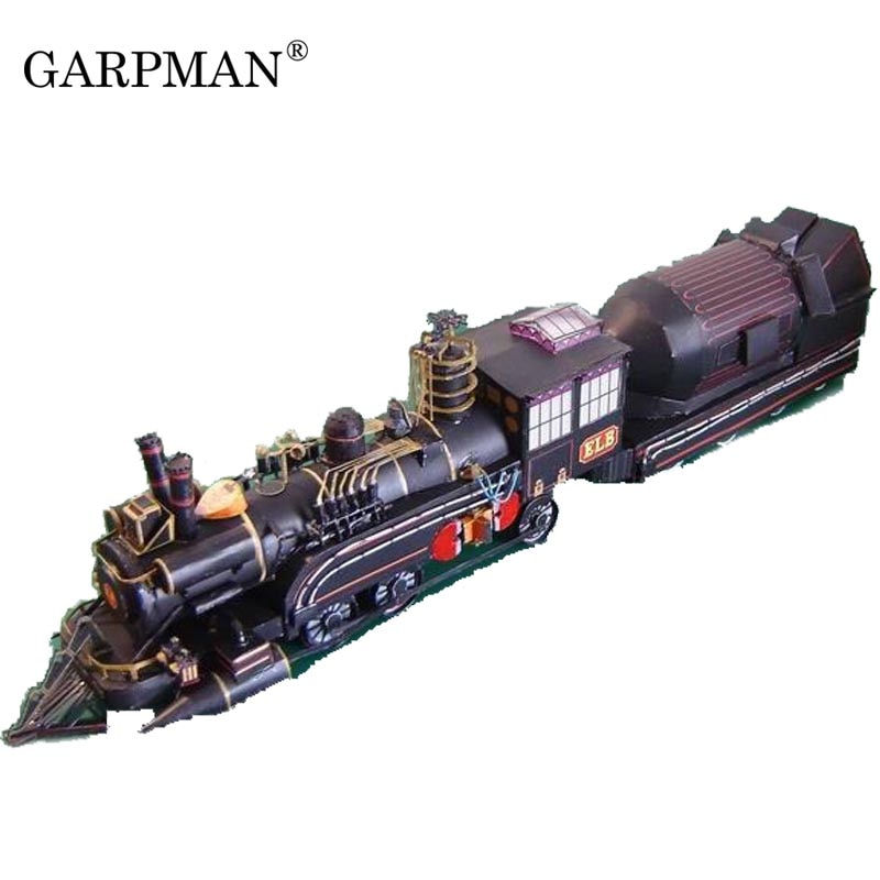 The Doctor's Train Paper Model In The Movie Back To The Future Papercraft Handmade Toy