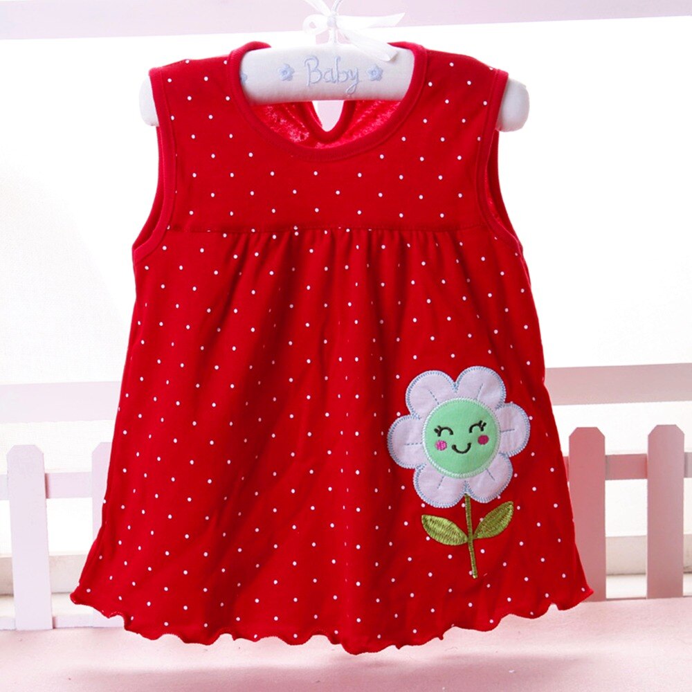Cotton Princess Dress for Baby Girls (0-2 Years) - Affordable Summer Clothes