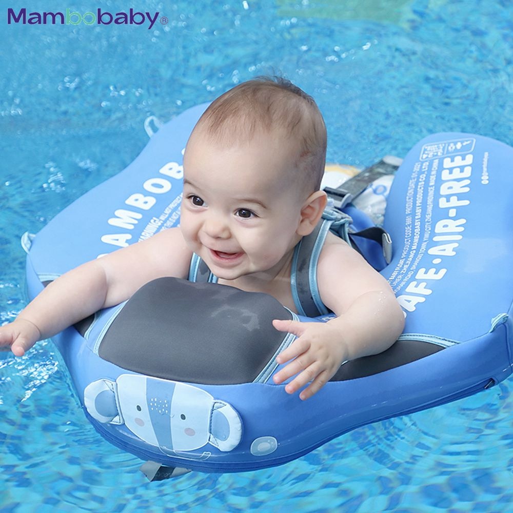 2022 Newest Mambobaby Baby Float With Roof Swimming Ring Non-Inflatable ...