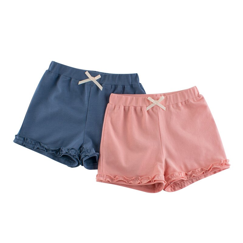 2022 Summer Children Girls Shorts Solid Cotton 2-8 Years Kids Toddler Girls Sports Shorts Little Baby Girls Clothes Outfit