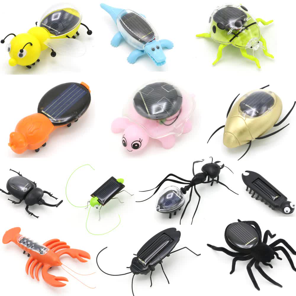 Solar Ant insect Kids Cockroach Toys Magic Solar Powered Ant Insect Play Learn Educational Solar Novelty Toys for Children Gift