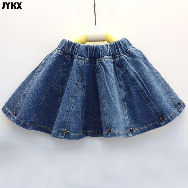 Girls skirt 2019 baby girl denim skirt toddler children denim skirt ...