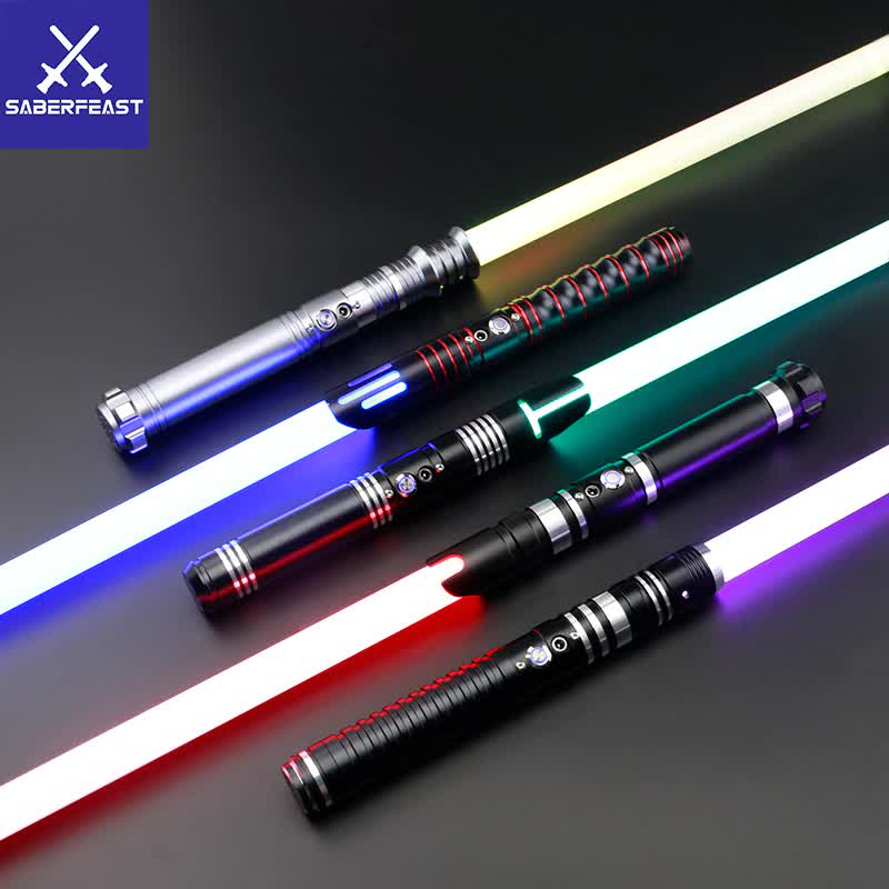 Saberfeast Lightsaber Heavy Dueling Rgb Ecopixel Laser Saber Metal Hilt 