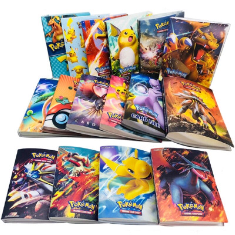 240PCS Pokemon Cards Album Book Cartoon TAKARA TOMY Toys Anime Game Card VMAX GX EX Holder Collection Folder Kids X-mas Gifts