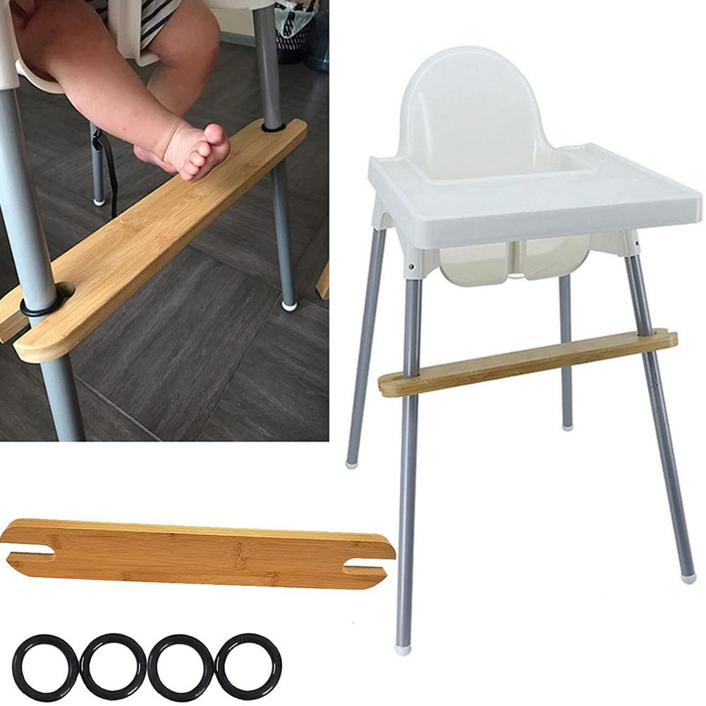 Baby Highchair Foot Rest Footrest Baby Natural Bamboo Baby Highchair