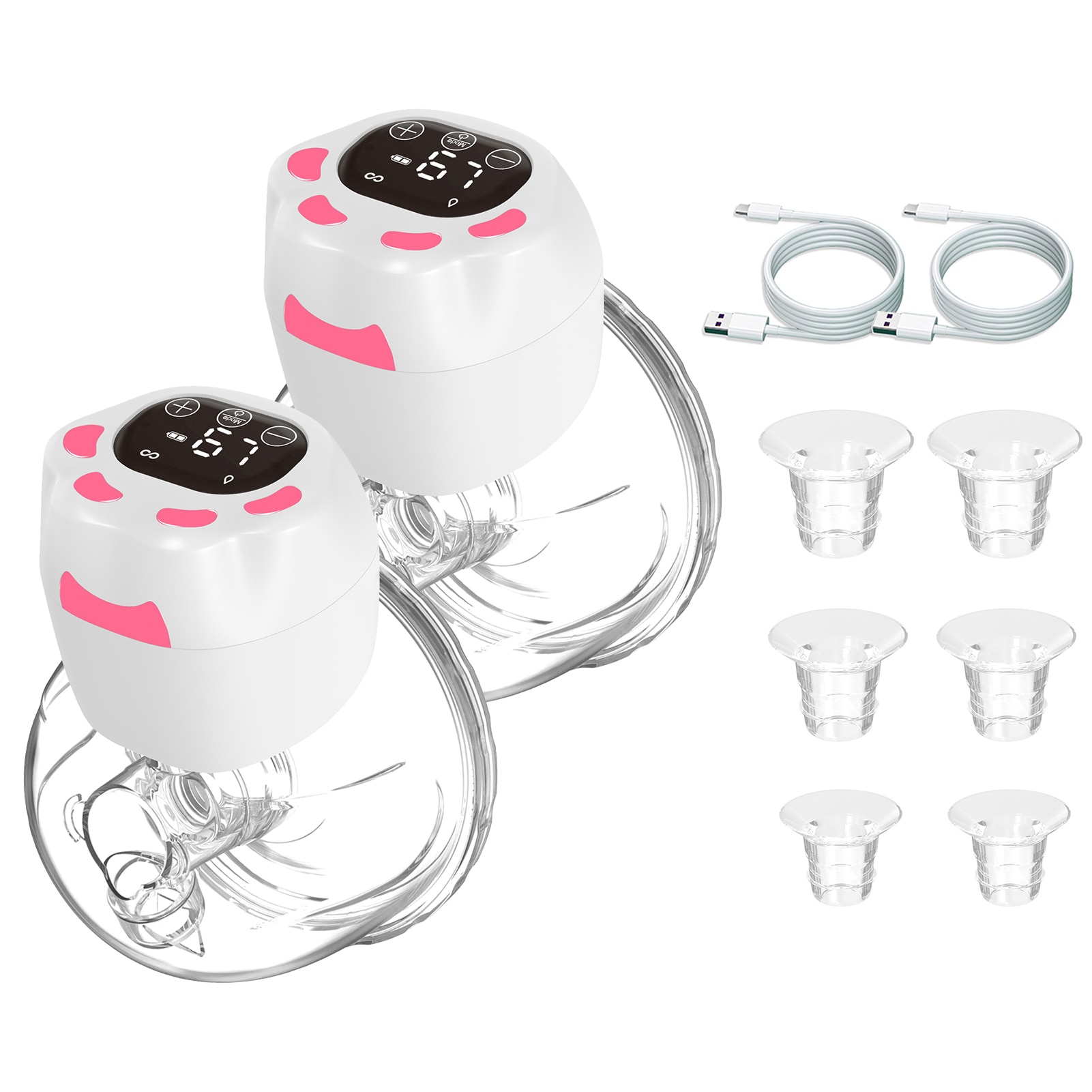 Portable Electric Breast Pumps Hands Free Wearable Breast Pump BPA-free Baby Accessories Newborn Comfort Milk Collector