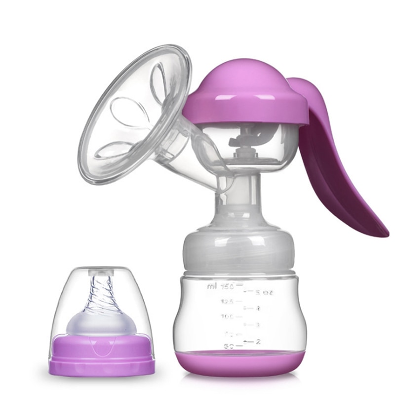 The manual breast pump does not contain a bottle and nipple function. The breast pump has a large suction force. Maternal produc
