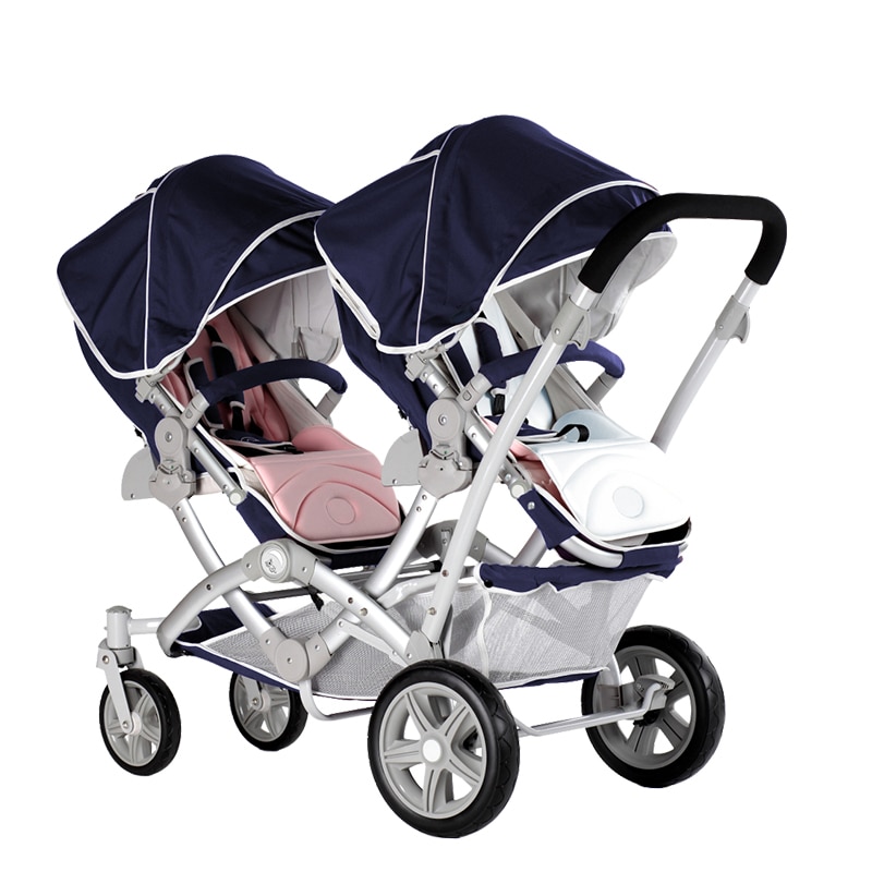 EU high quality twin Baby Stroller Multi-functional luxury Two Child ...