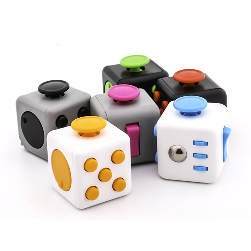 Anti-stress Fingertip Toy: Decompression Dice for Anxiety, ADHD, Autism, Stress Relief in Adults and Kids