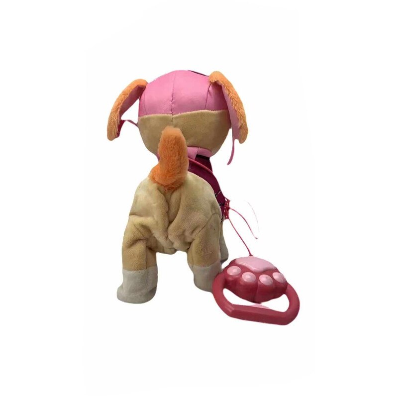 Electric Walking Plush Toy Dog with Music, Handle Control - Perfect Christmas Gift for Kids (1pc)