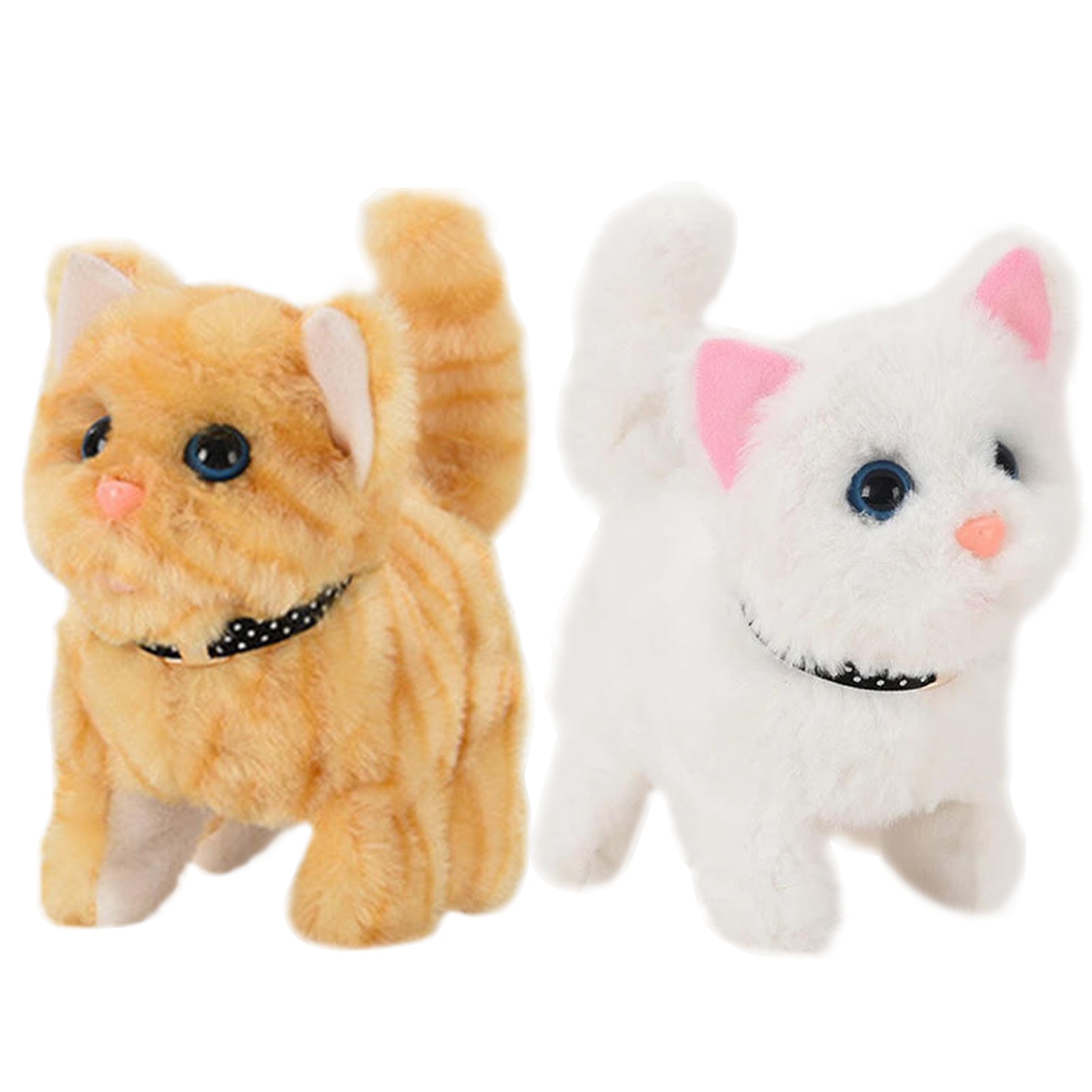 Interactive Electric Cat Plush Toy with Touch Control - Perfect Gift for Kids and Girls