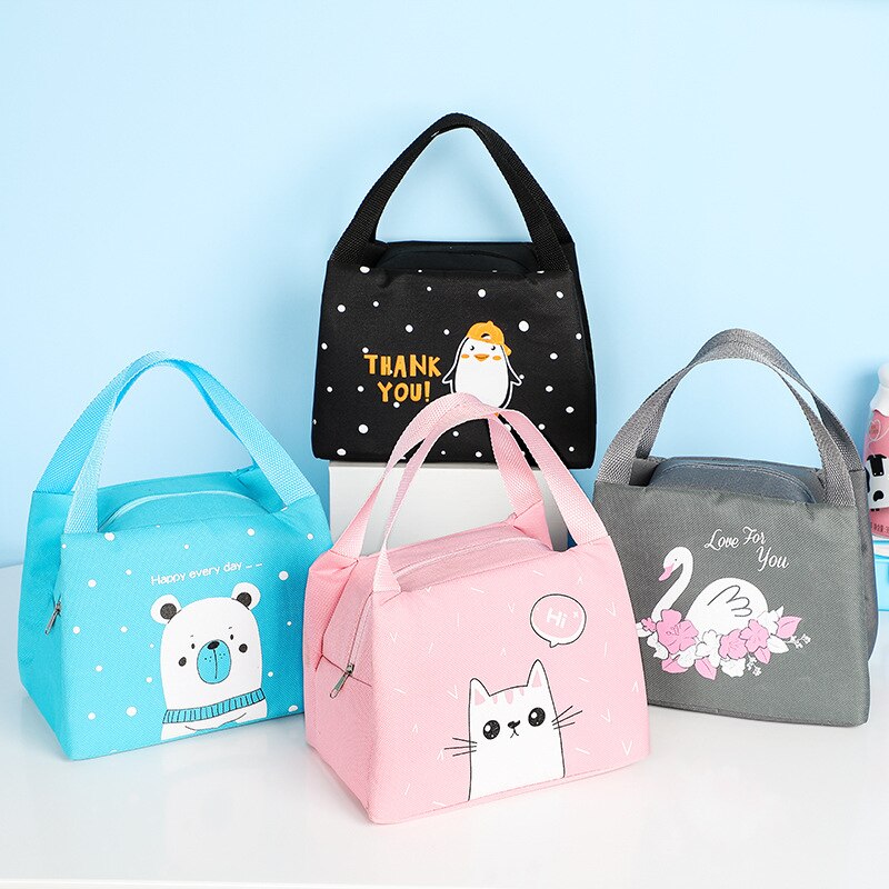 Cartoon Baby Insulated Bag for Food and Milk Storage, Perfect for Outdoor Travel and Kids Lunch