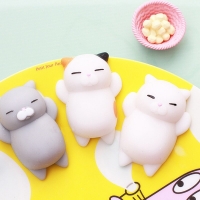 Mini Squishy Cute cat Wipes antistress ball Squeeze Mochi Rising Toys Abreact Soft Sticky squishi stress relief toys funny gift