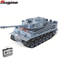 2.4G RC Tank US German Tiger 101 Large Can Launch Bullet Military Truck 1:20 Big Size Simulation Tank Children's Toy Model Gifts