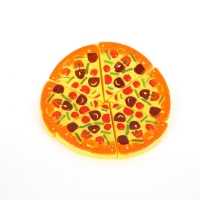 Brand New 6PCS Childrens Kids Pizza Slices Toppings Pretend Dinner Kitchen Play Food Toys Kids Gift