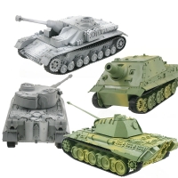 4D Military Tank Model Building Kit - Educational Toy with High-Density Material - Panther, Tiger, Turmtiger Assault Variants.