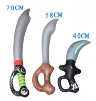 Pirate-themed Inflatable Swords for Kids' Outdoor Play and Gifts.