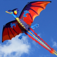 Dragon Kite with Tail - Perfect for Adult Outdoor Flying - Includes 100m Kite Line.