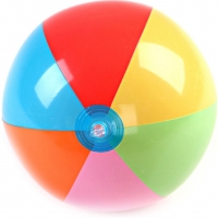Colorful Inflatable 30cm Ball for Water Games, Kids' Pool Parties, and Beach Sports