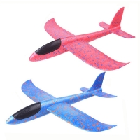 DIY Children's Hand Throwing Flying Toy Large Glider Aircraft Foam Plastic Airplane Model Toy Sturdy Kid's Games Boy's Gift 2019